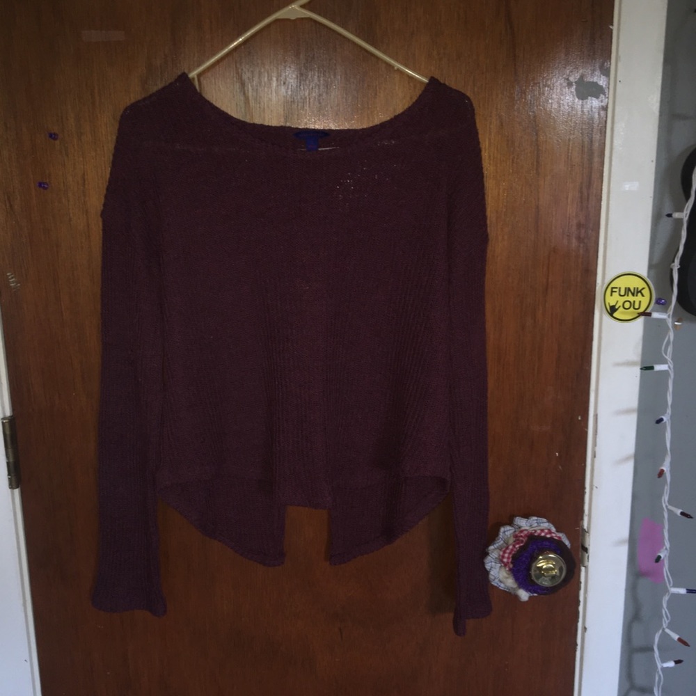 Plum sweater